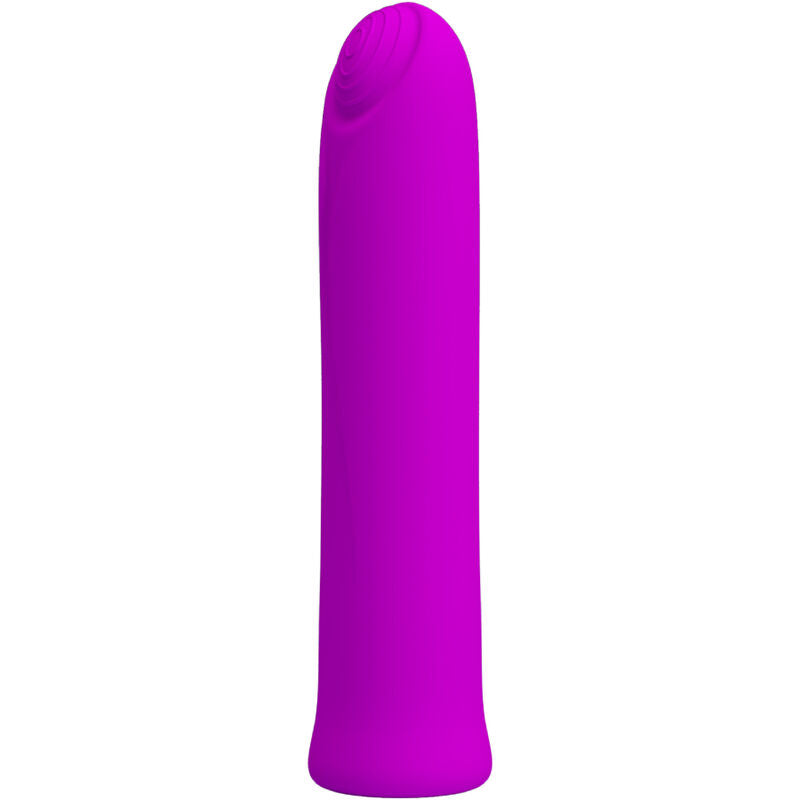 PRETTY LOVE - CURTIS MINI SUPER POWER VIBRADOR 12 VIBRACIONES EN SILICONA MORADA