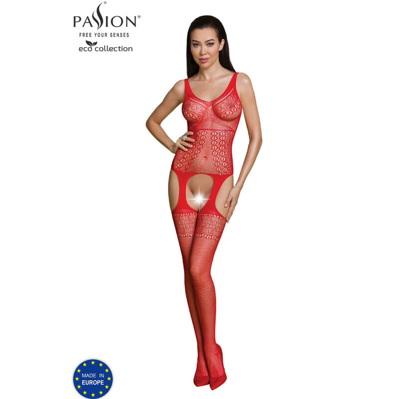 PASSION - BODYSTOCKING ECO COLLECTION ECO BS010 NOIR