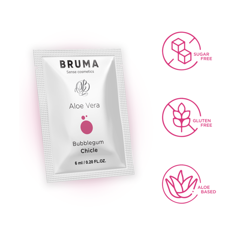 BRUMA - GEL RESBALANTE DE ALOE VERA SABOR CHICLE 6 ML