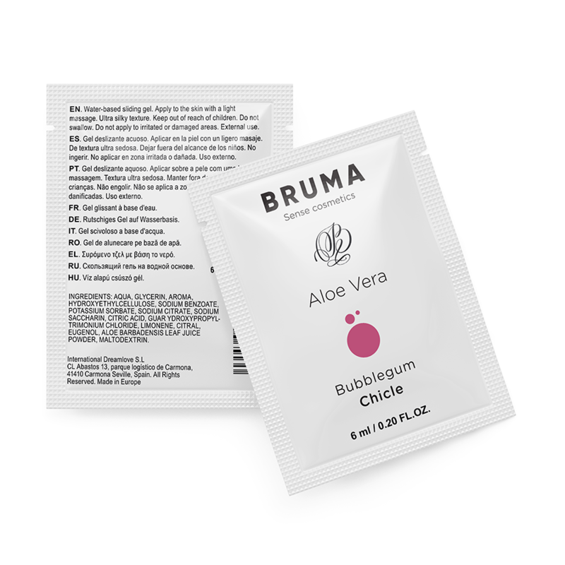 BRUMA - GEL RESBALANTE DE ALOE VERA SABOR CHICLE 6 ML