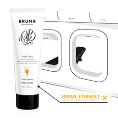 BRUMA - SLIPPERY GEL WITH ALOE VERA PINA COLADA FLAVOR 100 ML