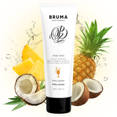 BRUMA - SLIPPERY GEL WITH ALOE VERA PINA COLADA FLAVOR 100 ML