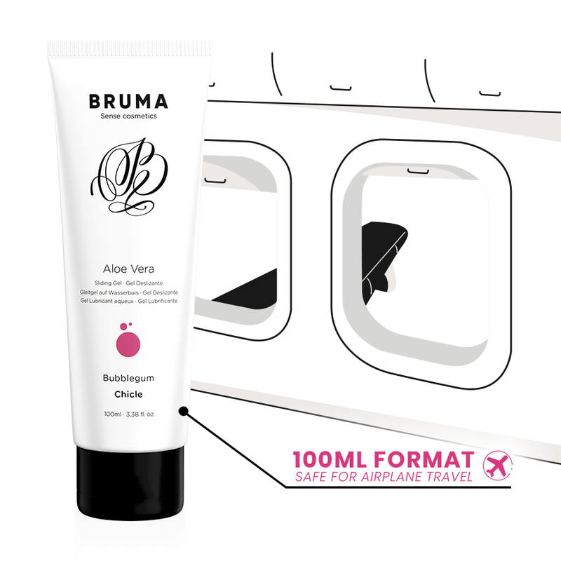 BRUMA - ALOE VERA SLIPPERY GEL BUBBLEGUM FLAVOR 100 ML