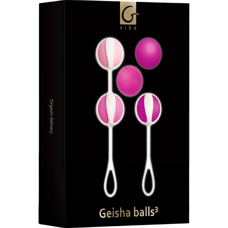 G-VIBE - SET 5 BOULES DE GEISHA3 ROSE