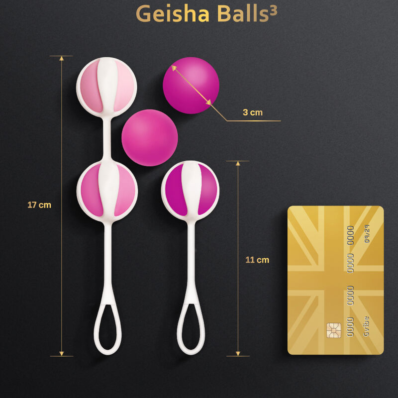 G-VIBE - SET 5 BOLAS GEISHA ROSA3