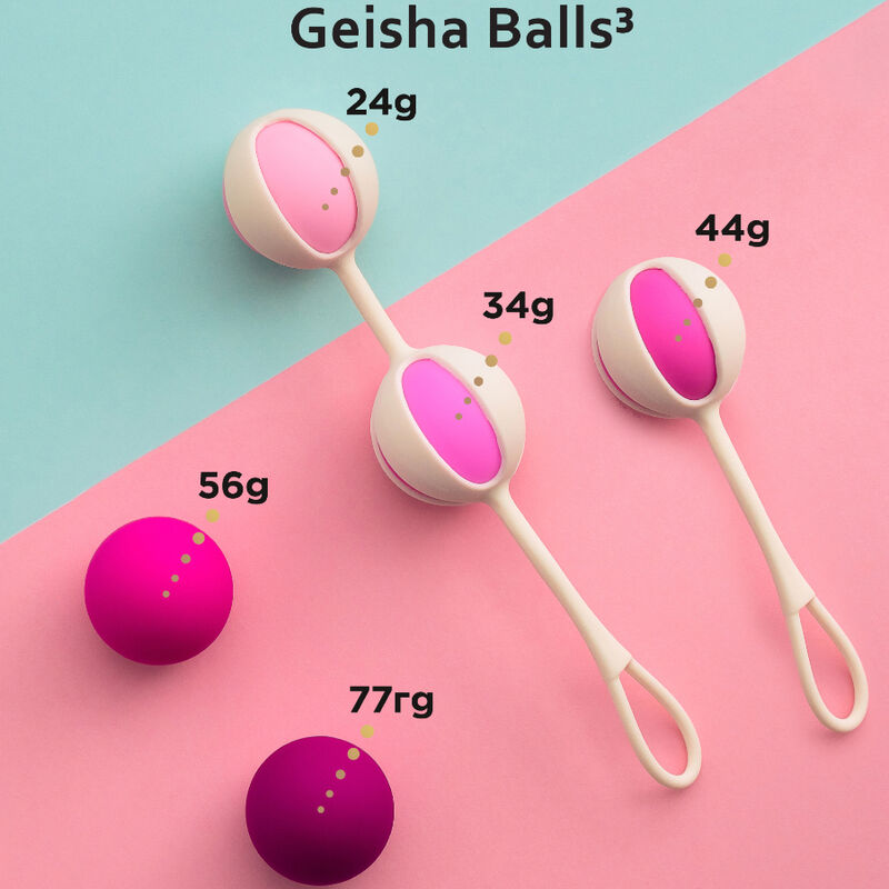 G-VIBE - SET 5 BOLAS GEISHA ROSA3