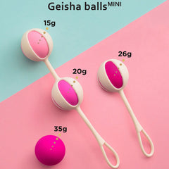 G-VIBE - SET DE 4 MINI BOLAS DE GEISHA MORADA