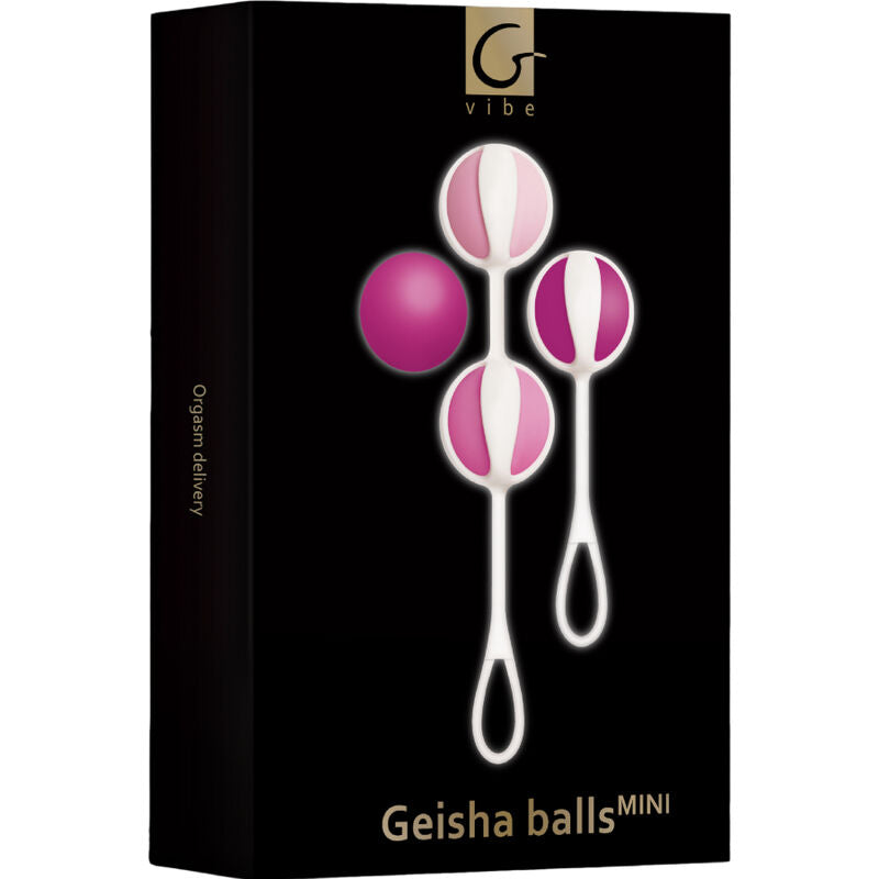 G-VIBE - SET DE 4 MINI BOLAS DE GEISHA MORADA