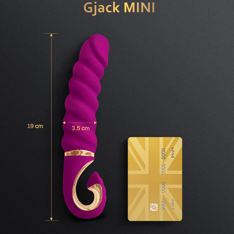 G-VIBE - VIBRADOR DE SILICONA GJACK MINI MORADO