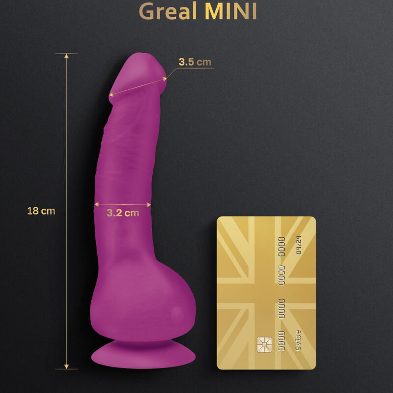 G-VIBE - DILDO MINI VIBRADOR GREAL EN SILICONA FUCSIA