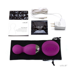 LELO - INSIGNIA DE BOLAS DE HULA ROSA PROFUNDO