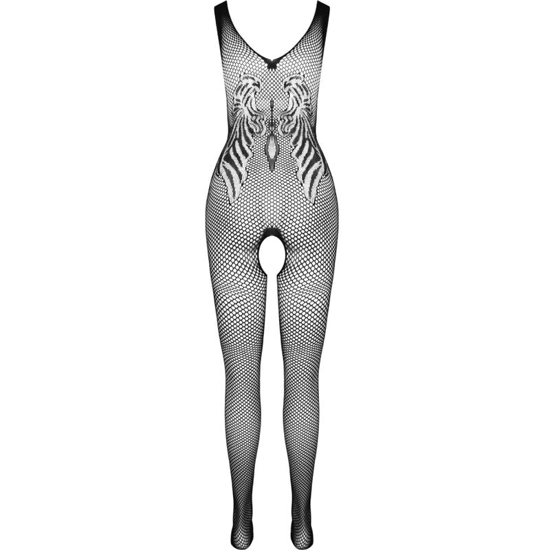 PASSION - BS098 BODYSTOCKING NOIR TAILLE UNIQUE