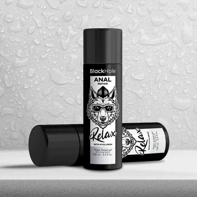 BLACK HOLE - REPARACIÓN ANAL RELAX A BASE DE AGUA CON HIALURÓN 100 ML