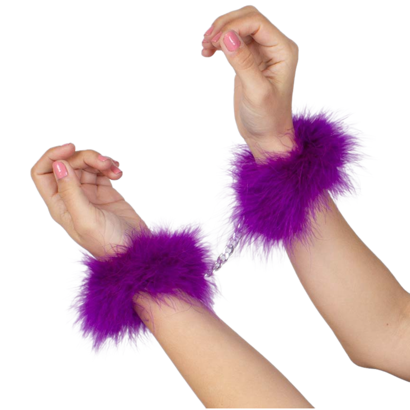 SECRETPLAY - MENOTTES MARABOU VIOLET