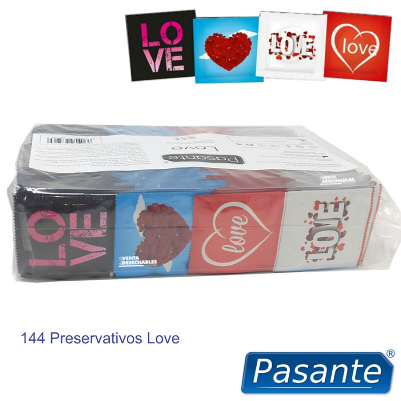 PASANTE - CONDONES LOVE BAG 144 UNIDADES