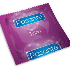 PASANTE - TRIM CLOSER FIT CONDOMS BAG 144 UNITS