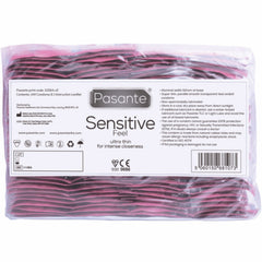 PASANTE - SENSITIVE CONDOMS BAG 144 UNITS