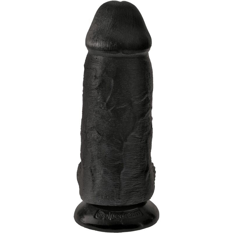 KING COCK - REALISTIC CHUBBY PENIS 23 CM BLACK