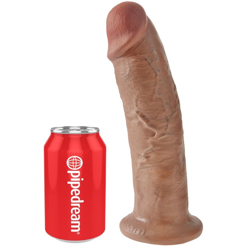 KING COCK - PENE REALISTA 24 CM CARAMELO