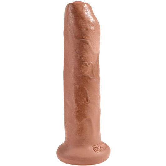 KING COCK - REALISTIC UNCUT PENIS 17.8 CM CARAMEL