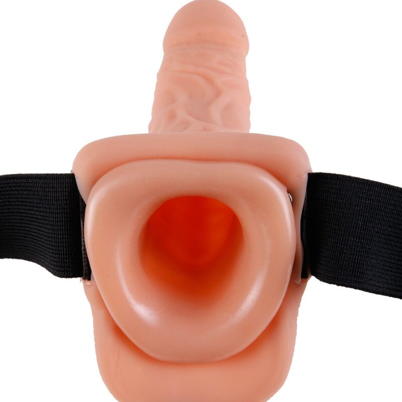 FETISH FANTASY SERIES - ARNÉS AJUSTABLE CONTROL REMOTO PENE REALISTA CON TESTICULOS 7 CM