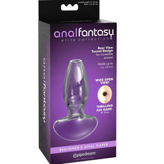 COLECCIÓN ANAL FANTASY ELITE - DILATADOR ANAL GAPER PARA PRINCIPIANTES CRISTAL TALLA S