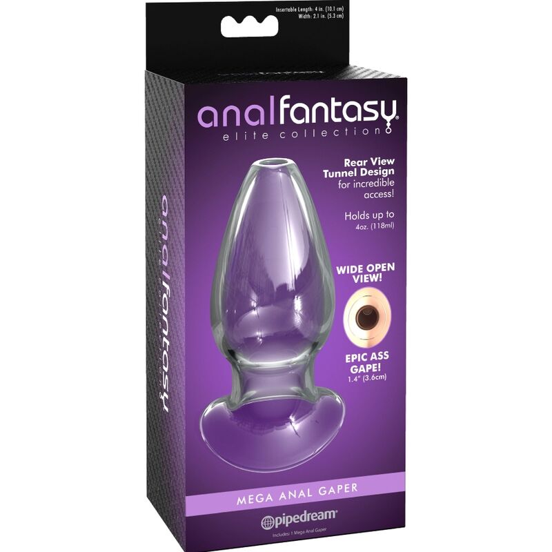 COLECCIÓN ANAL FANTASY ELITE - DILADOR ANAL GAPER CRISTAL TALLA L