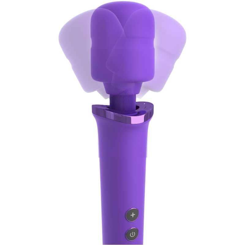 FANTASY FOR HER - VARITA DE MASAJE RECARGABLE PARA ELLA Y VIBRADOR DE 50 NIVEL MORADO