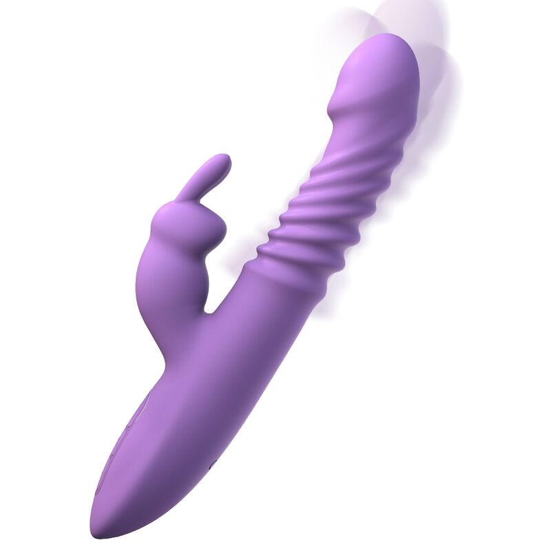 FANTASY FOR HER - RABBIT CLITORIS STIMULATOR WITH HEAT FUNCTION OSCILLATION AND VIBRATION PURPLE