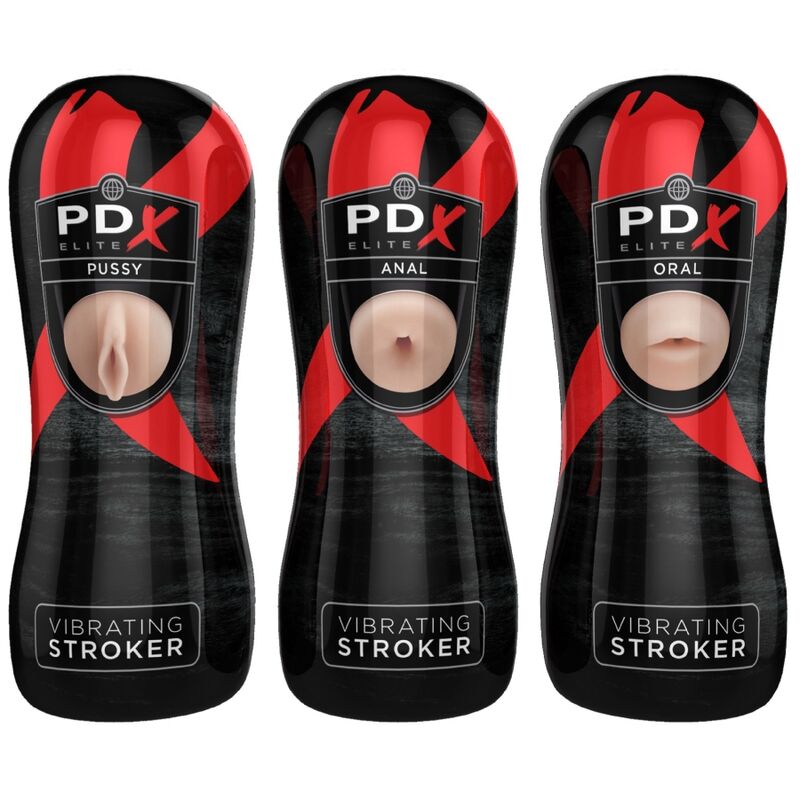 PDX ELITE - ENSEMBLE DE COUREURS 12 UNITÉS: 6X VAGIN, 3X ANO, 3X BOUCHE