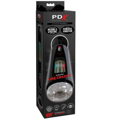 PDX ELITE - STROKER ULTIMATE MILKER 2 ROTATIVO Y VIBRADOR