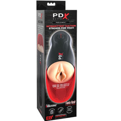 PDX ELITE - STROKER FUCK-O-MATIC VAGINA DOUBLE VIBRATION PENIS AND TESTICLES