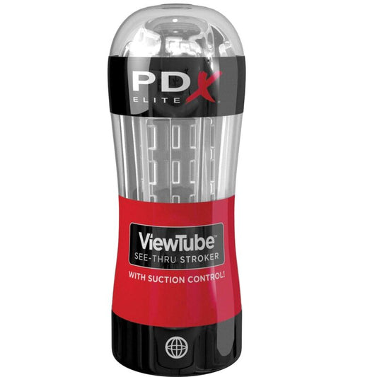 PDX ELITE - STROKER VIEWTUBE CONTROL ASPIRATION TRANSPARENT