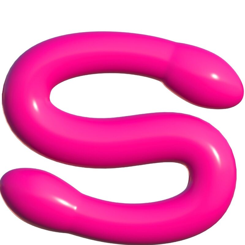 CLASSIX - SOFT DOUBLE DILDO 43.7 CM PINK