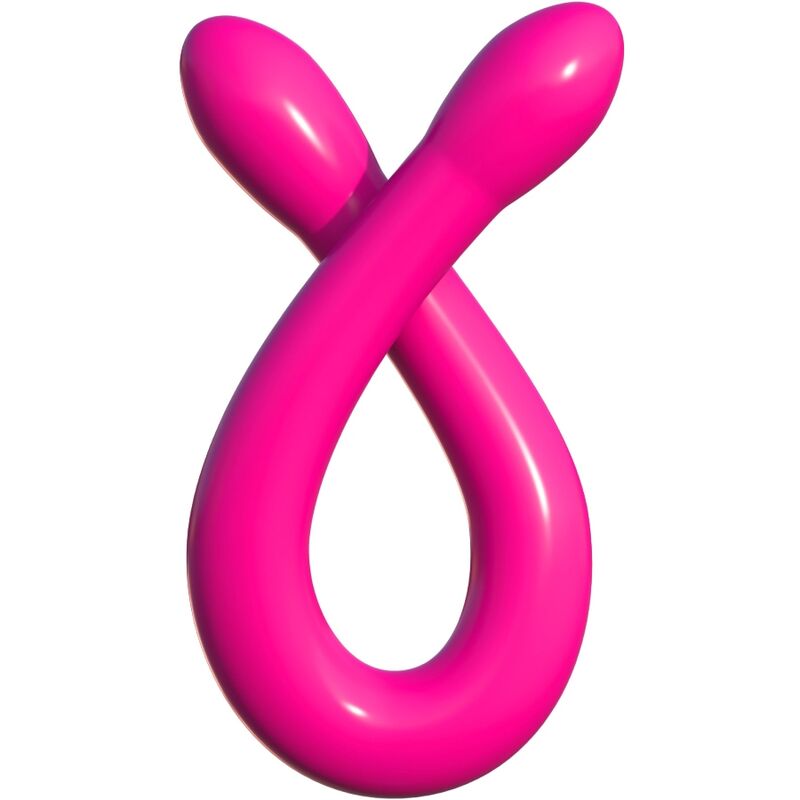 CLASSIX - SOFT DOUBLE DILDO 43.7 CM PINK