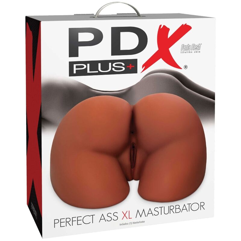 PDX PLUS - MASTURBADOR PERFECT ASS XL DOBLE ENTRADA MARRÓN