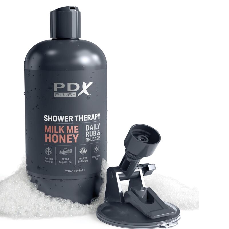 PDX PLUS - STROKER MASTURBADOR DISCRETO BOTELLA DISEÑO MILK ME HONEY CANDY SHAMPOO