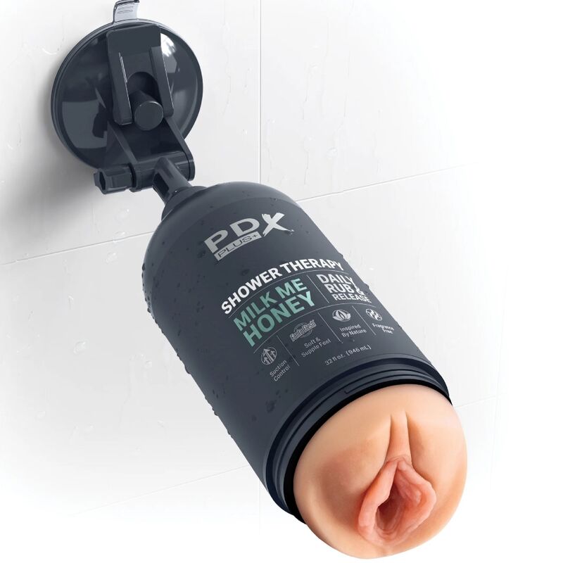 PDX PLUS - STROKER MASTURBATOR DISCREET DESIGN MILK ME HONEY SHAMPOO BOTTLE