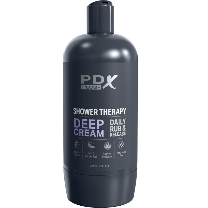 PDX PLUS - STROKER MASTURBATEUR DISCRET DEEP CREAM SHAMPOOING CONCEPTION DE BOUTEILLE