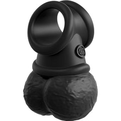KING COCK - ELITE RING WITH VIBRATING SILICONE TEST