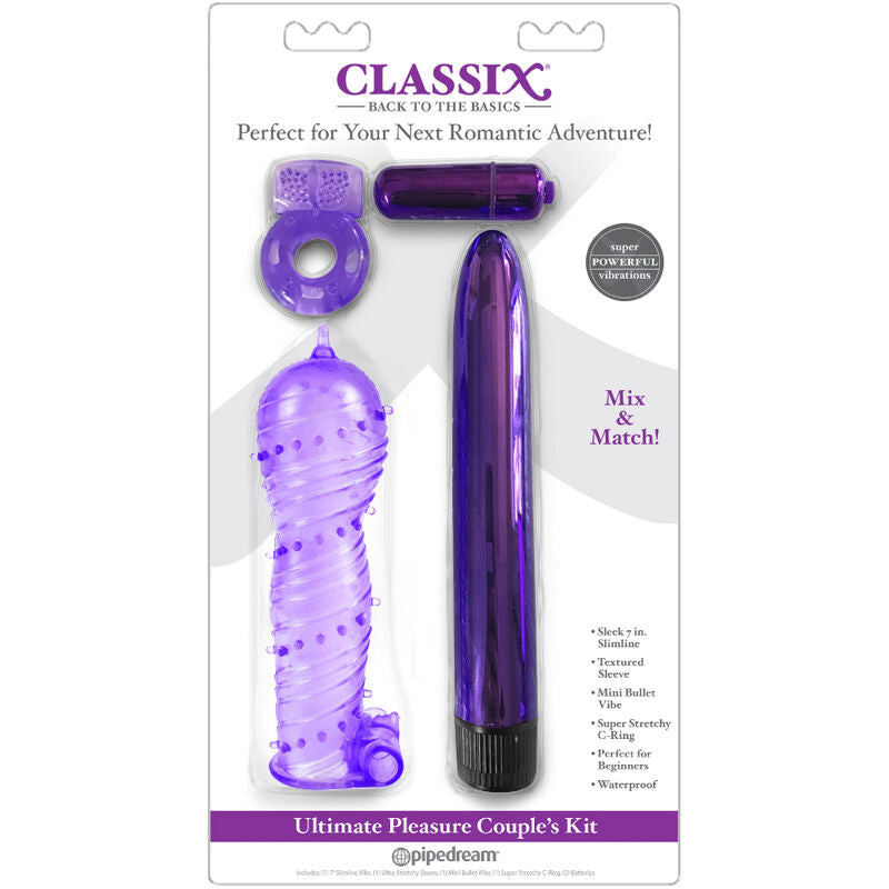 CLASSIX - COUPLES KIT WITH RING, SHEATH AND VIOLENT BALLS