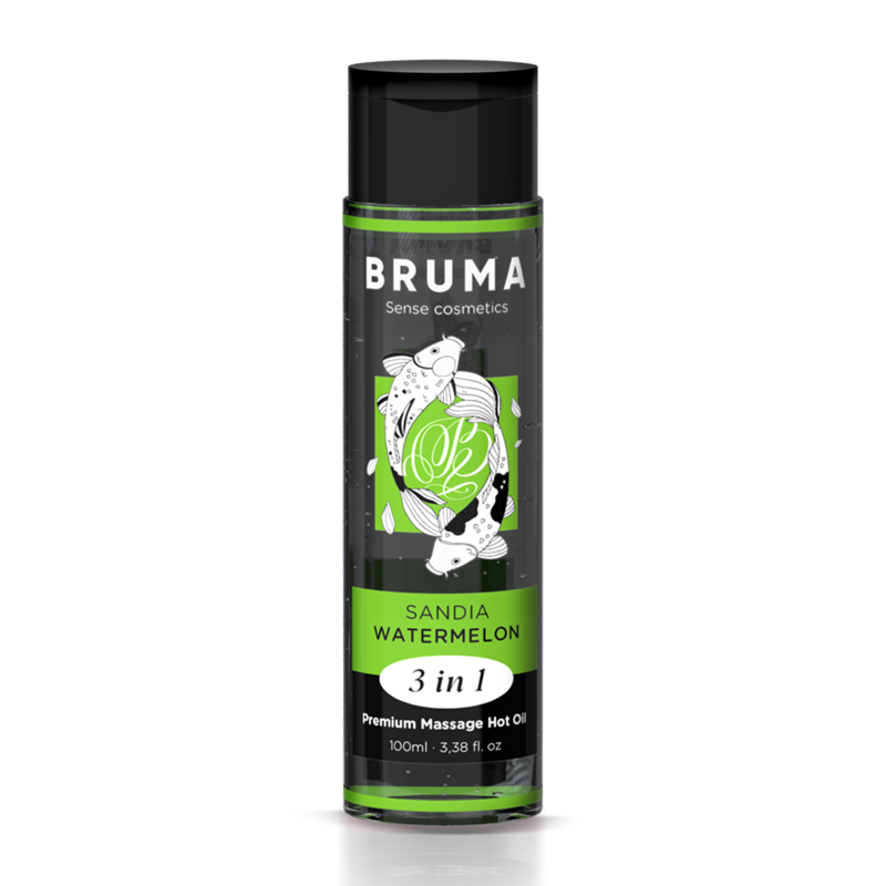 BRUMA - PREMIUM MASSAGE OIL HEAT EFFECT WATERMELON FLAVOR 3 IN 1 - 100 ML