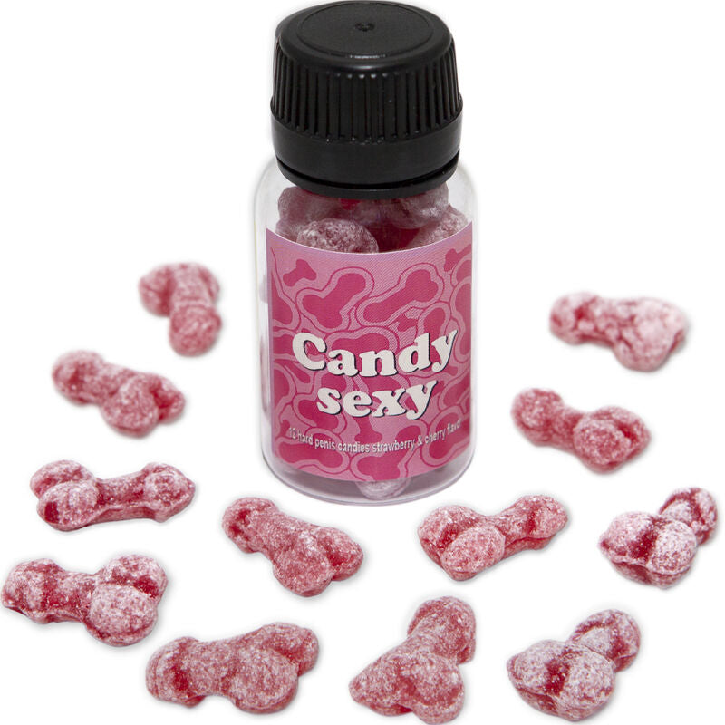 DIABLO PICANTE - CANDY SEXY POT OF 12 STRAWBERRY-CHERRY FLAVOR GUMMIES