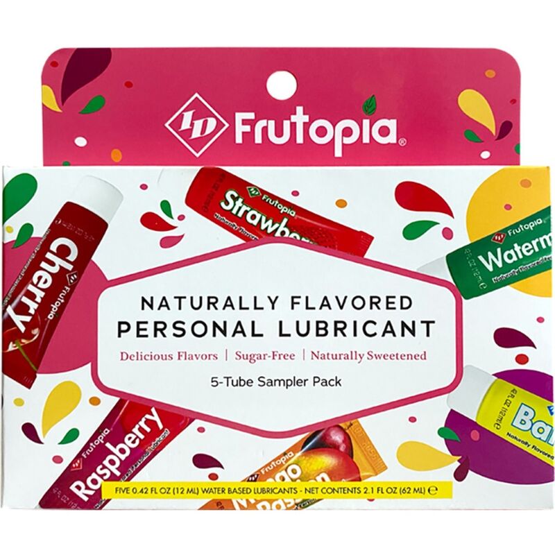 ID FRUTOPIA - LUBRICANT ASSORTMENT 5 PACK 12 ML