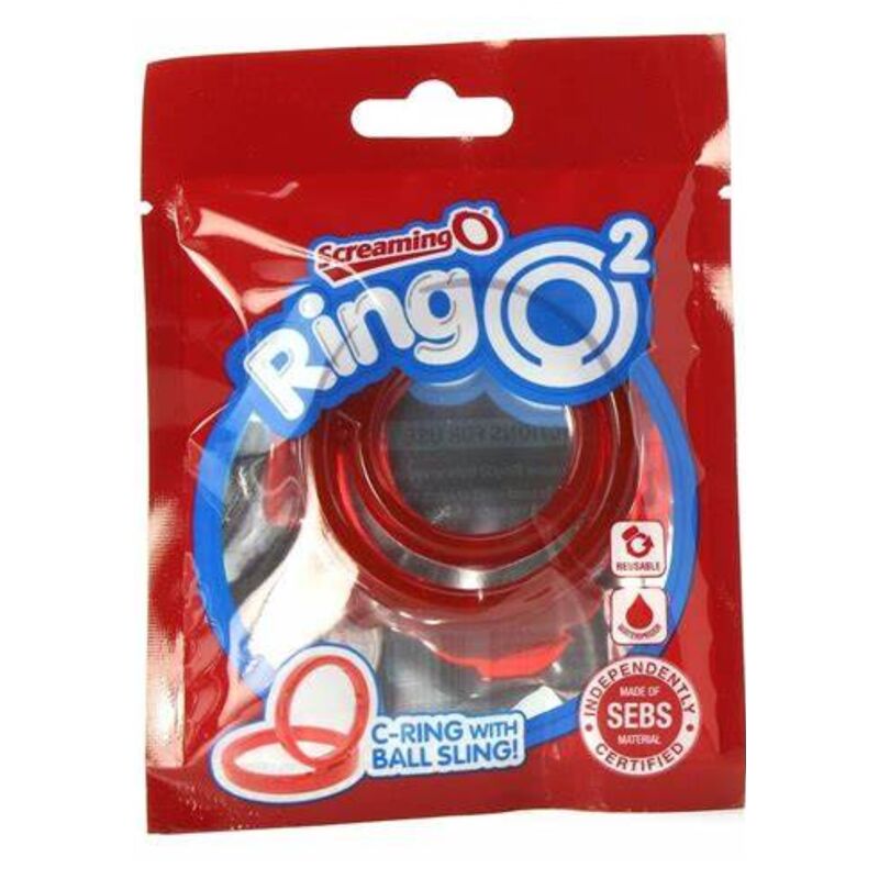 SCREAMING O - ANILLO PARA EL PENE 2 ROJO