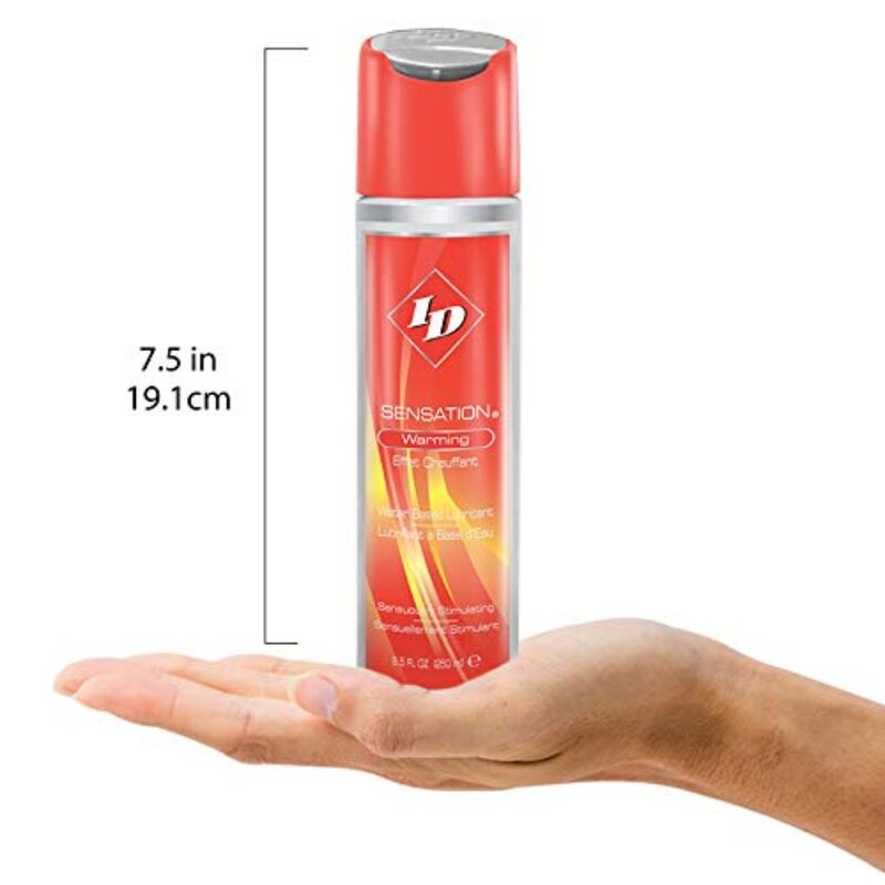 ID SENSATION - LUBRIFIANT BASE D'EAU  EFFET CHALEUR 250 ML