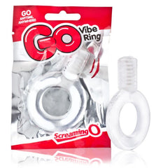 SCREAMING O - GO ANILLO DE BOLSILLO VIBRADOR TRANSPARENTE