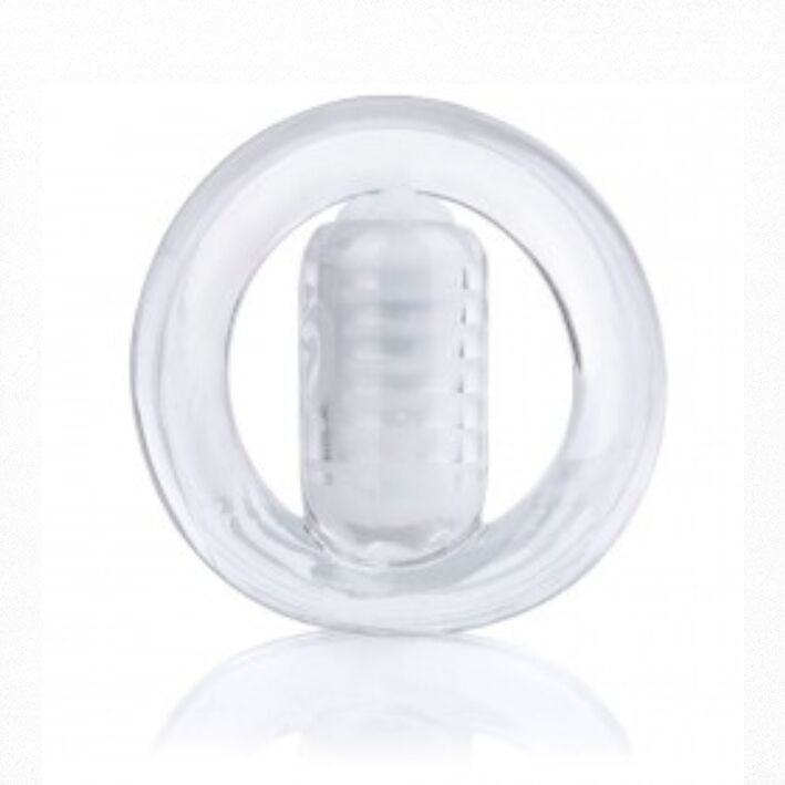 SCREAMING O - GO Q VIBE ANILLO VIBRADOR PARA EL PENE TRANSPARENTE