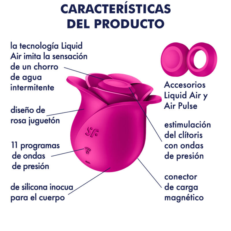 SATISFYER - AIR PULSE VIBRATOR MODERN FLOWER PRO 2
