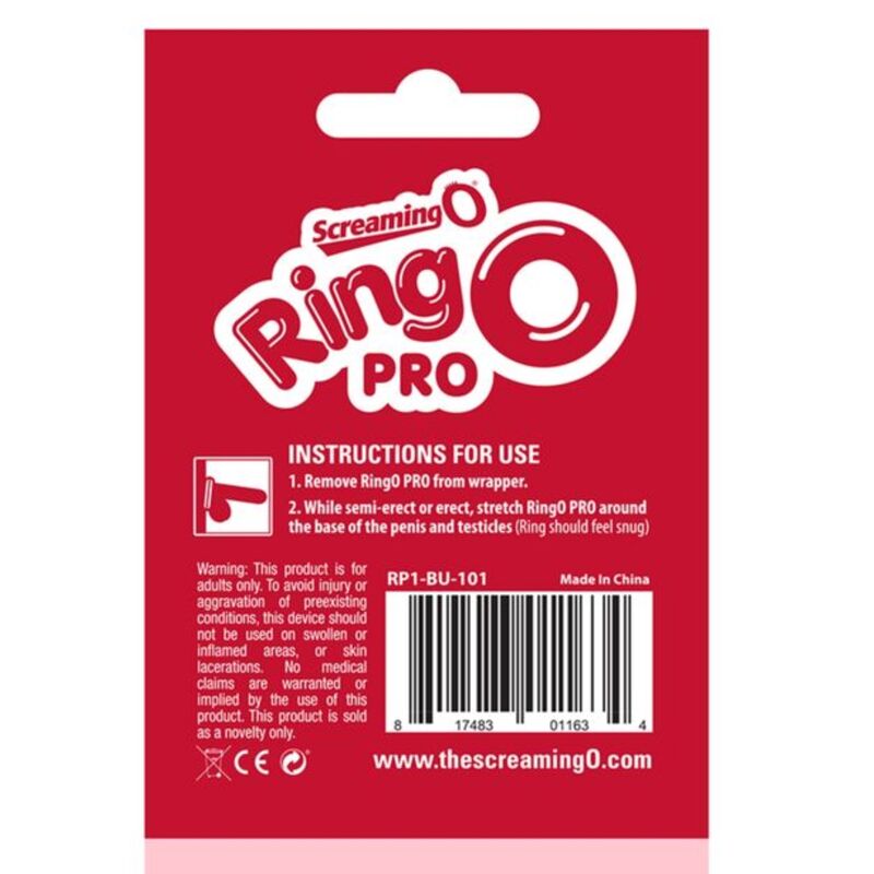 SCREAMING O - PENIENO PRO XL RED RING